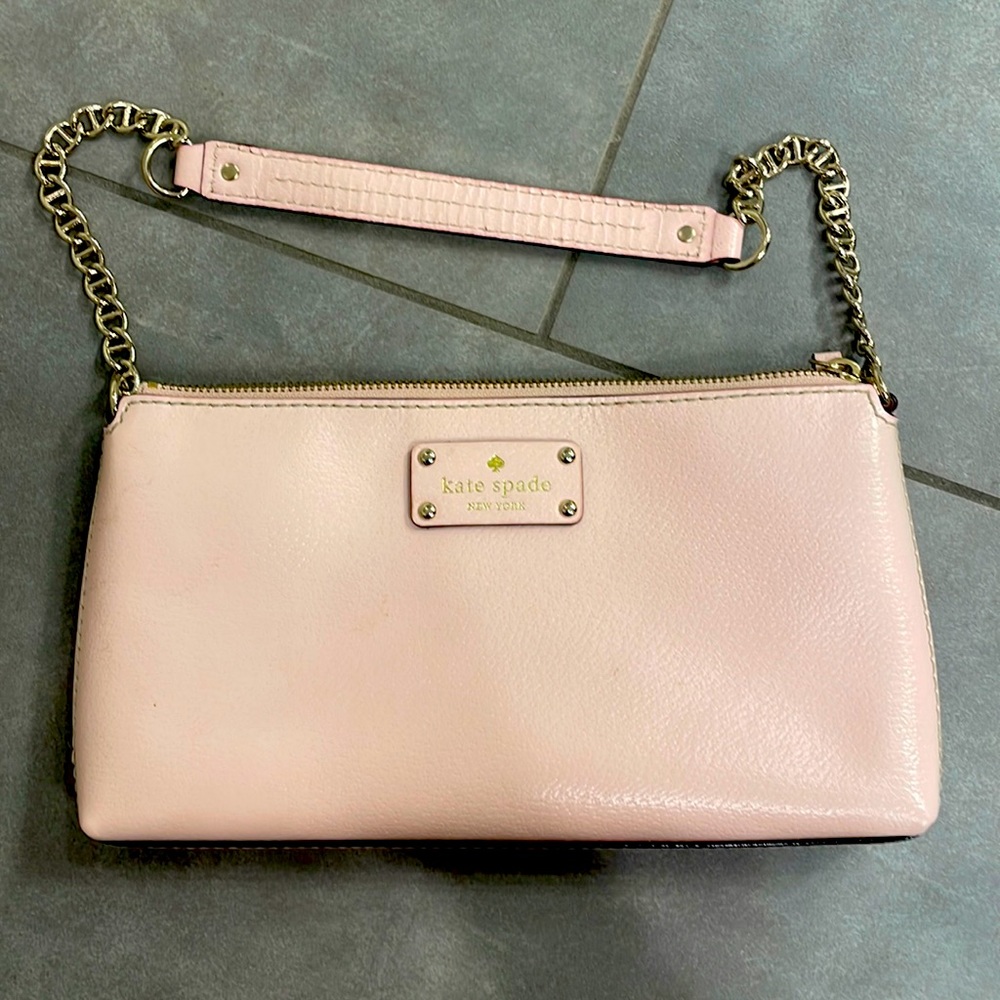 Kate spade clutch bag light pink